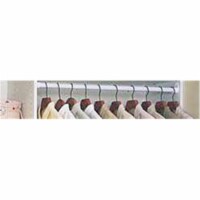 Easy Track Closet Easy Track Wardrobe Rods With Ends RR1036-4 Perspective: Main