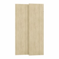 Easy Track Vertical 48 Inch Panels for Added Closet Organization, Honey (2 Pack)