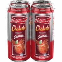 Budweiser and Clamato Chelada Beer Perspective: Main