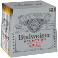 Budweiser Select 55 Light Beer Perspective: Main