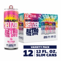 Bud Light Hard Seltzer Gluten Free Retro Tie Dye Variety Pack