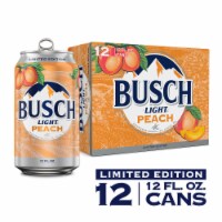 Busch Light Peach American Lager Beer Perspective: Main