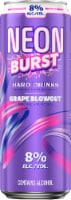 Neon Burst Grape Blowout Hard Drinks Single Can Perspective: Main
