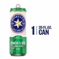 Estrella Jalisco Limon Y Sal Chelada Mexican Beer Tall Can