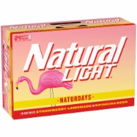 Natural Light Naturdays Strawberry Lemonade American Lager Beer Perspective: Main