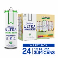 Michelob Ultra Spicy Pineapple Cucumber Lime & Peach Pear Organic Spiked Seltzer Variety Pack