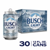 Busch Light Lager Beer 30 Pk 12 Fl