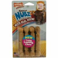 Nylabone® Edibles Natural Nubz Bison Flavor Small Dog Chew Treats Perspective: Main