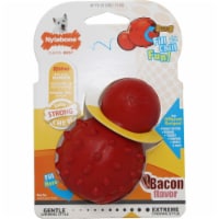 Nylabone Small Bacon Flavor Strong Rubber Chew Dog Toy