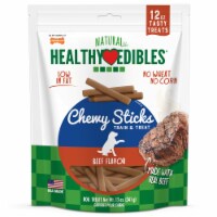 Healthy Edibles® Chewy Bites Beef Dog Treats Perspective: Main