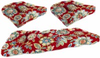 Jordan Manufacturing Wicker Settee Cushion Set - Daelyn Cherry Perspective: Main