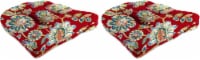 Jordan Manufacturing Wicker Chair Cushion - Daelyn Cherry Perspective: Main