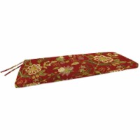 Jordan Manufacturing 9676PK1-1673D 48 in. Outdoor Bench Cushion, Alberta Salsa