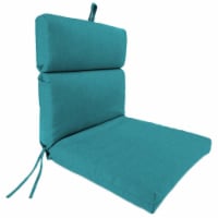 Jordan Manufacturing French Edge Chair Cushion - Husk Texture Lagoon