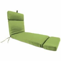Jordan Manufacturing French Edge Chaise Chair Cushion - Husk Texture Leaf