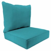 Jordan Manufacturing Deep Seat Pillow Back Set - Husk Texture Lagoon Perspective: Main