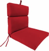 Jordan Manufacturing French Edge Chair Cushion - Veranda Red Perspective: Main