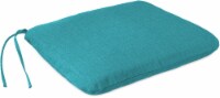 Jordan Manufacturing Seat Cushion - Husk Texture Lagoon Perspective: Main