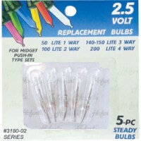 3180-02 2 Pack J Hofert 2.5V Replacement Light Bulb 