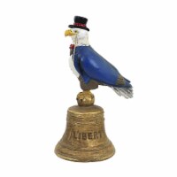 Patriotic Regal Eagle Polyresin Liberty Bell American Td9006