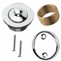 Wholesale Plumbing Supply Tub Drain Conversion Kit, Brushed Nickel - All Brass Construction