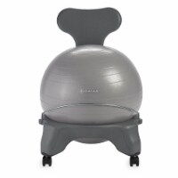 GAIAM Balance Ball Chair - Cool Grey