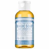 Dr. Bronner's Magic Soaps 18-in-1 Unscented Baby-Mild Pure-Castile Liquid Soap