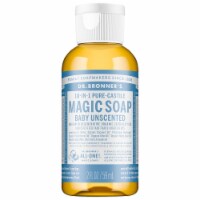 Dr. Bronner's Magic Soaps 18-in-1 Unscented Baby-Mild Pure-Castile Liquid Soap