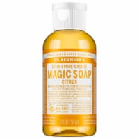 Dr. Bronner's Magic Citrus Orange Pure Castile Liquid Soap Perspective: Main