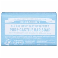 Dr. Bronner's All-One Hemp Baby Unscented Pure-Castile Bar Soap