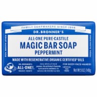 Dr. Bronner's All-One Hemp Peppermint Pure-Castile Bar Soap Perspective: Main