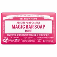 Dr. Bronner's All-One Hemp Rose Pure-Castile Bar Soap