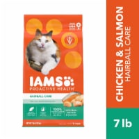 Iams Proactive Health Hairball Care Chicken and Salmon Adult Dry Cat Food