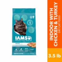 IAMS Proactive Health Dry Cat Adult Indoor Weight Control & Hairball Care Chicken & Turkey Kibble