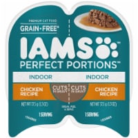 Iams Perfect Portions Cuts in Gravy Chicken Recipe Indoor Adult Grain Free Wet Cat Food Perspective: Main