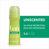 Ban Unscented Original RollOn Antiperspirant Deodorant