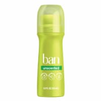 Ban Unscented Original RollOn Antiperspirant Deodorant