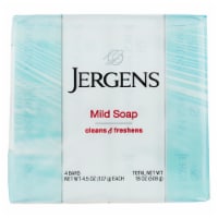 Jergens Bar Soap, 4.5 oz, 4 Ct