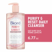 Biore Rose Quartz + Charcoal Daily Purifying Cleanser