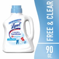 Lysol Free and Clear Laundry Sanitizer, Bacteria Causing Laundry Odor Eliminator 0% Bleach Perspective: Main