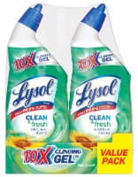 Lysol Clean & Fresh Country Scent Toilet Bowl Cleaner Twin Pack Perspective: Main