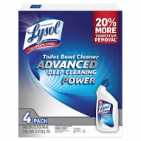 Lysol Advanced Toilet Bowl Cleaner, 32 Ounce (4 Pack)