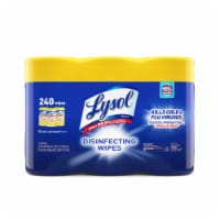 Lysol Disinfectant Multi-Surface and Antibacterial Lemon and Lime Blossom Cleaning  Wipes, 80 ct - Foods Co.