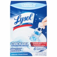 Lysol® Click Gel® Atlantic Fresh Scent Automatic Toilet Bowl Cleaner Perspective: Main