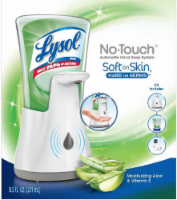 Lysol Moisturizing Aloe & Vitamin No Touch Hand Soap Starter Kit Perspective: Main