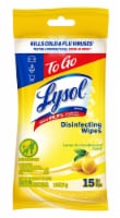 Lysol® To Go Travel Size Lemon & Lime Blossom Disinfecting Wipes