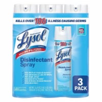 Lysol Disinfectant Spray, Crisp Linen Scent, 19 Ounce (3 Pack)