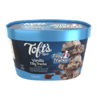 Toft's® Vanilla Tilly Tracks™ Ice Cream Tub Perspective: Main
