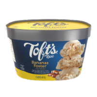 Toft's® Bananas Foster Ice Cream Tub Perspective: Main