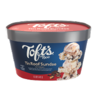 Toft's® Tin Roof Sundae Ice Cream Tub Perspective: Main